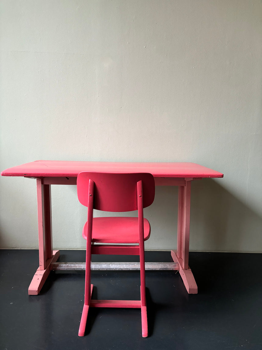 French bistro table marble