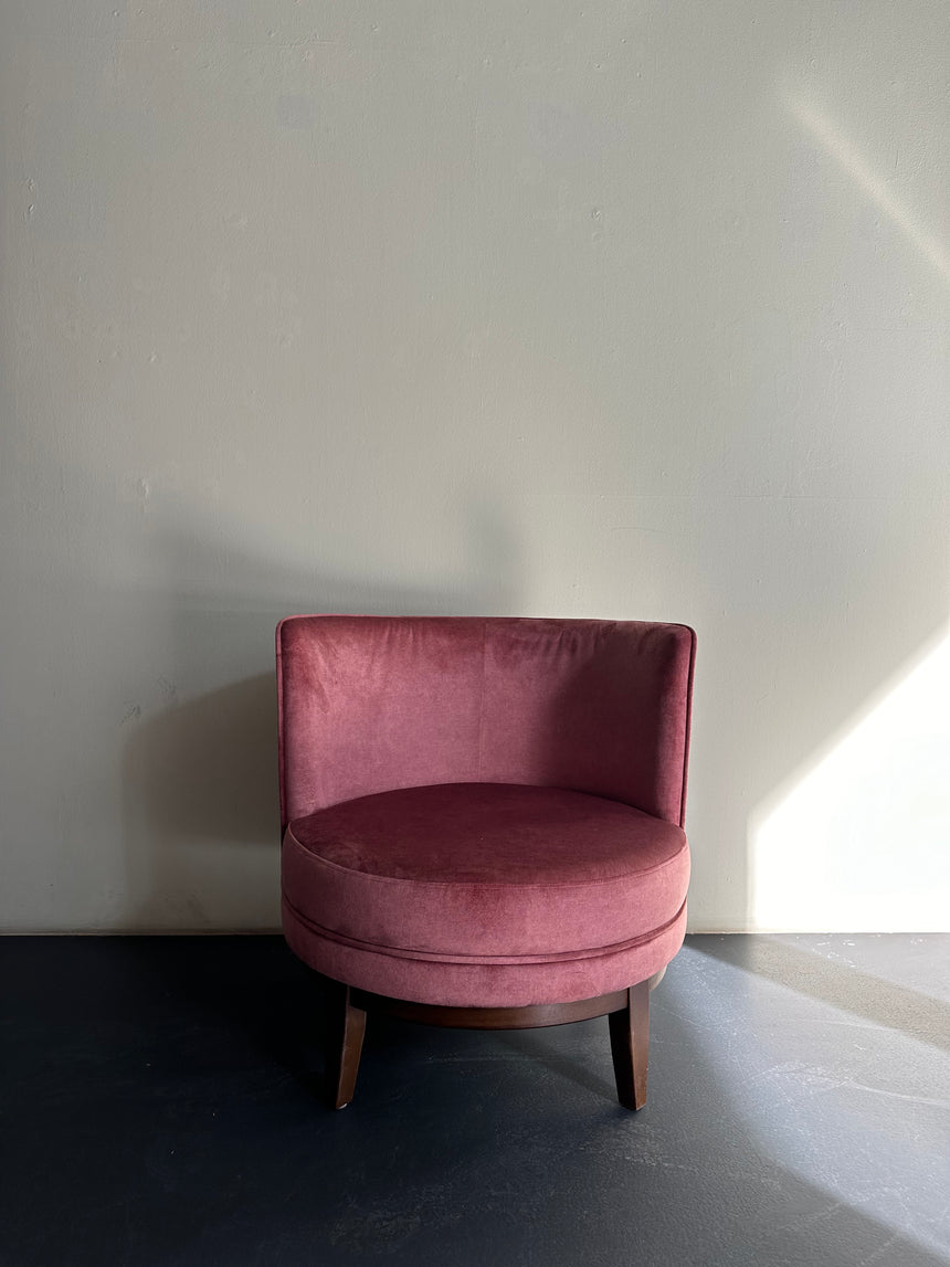 Rosa Velvet Sessel