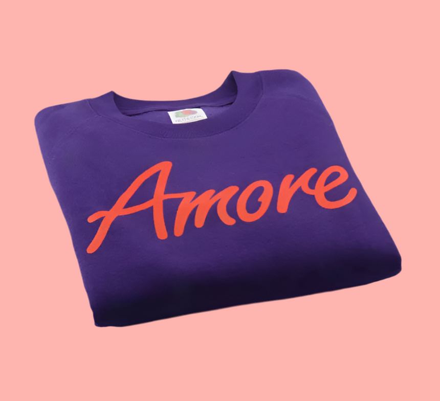 Pullover AMORE lila