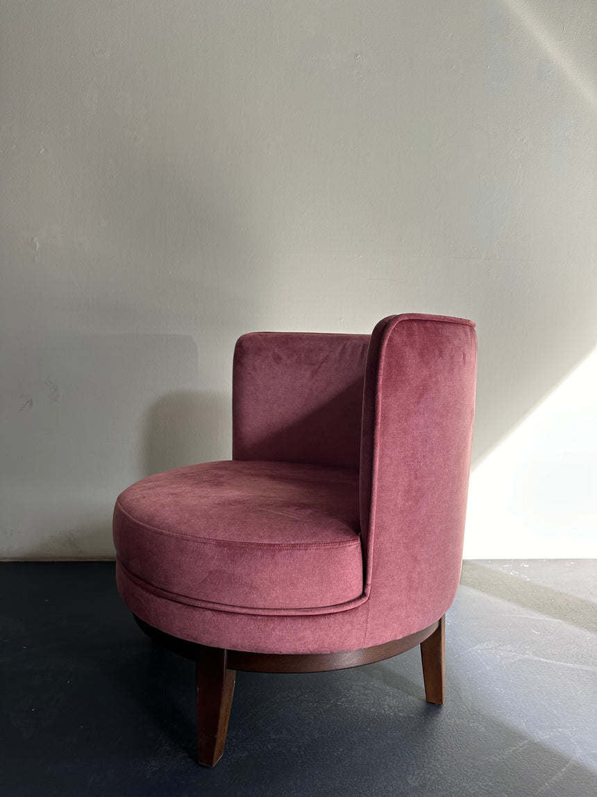 Rosa Velvet Sessel