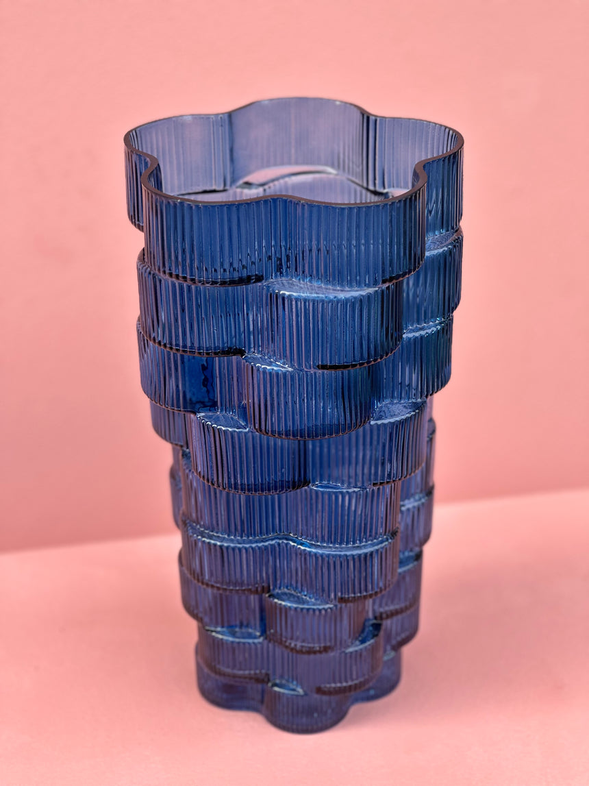 Duoro Vase Blue