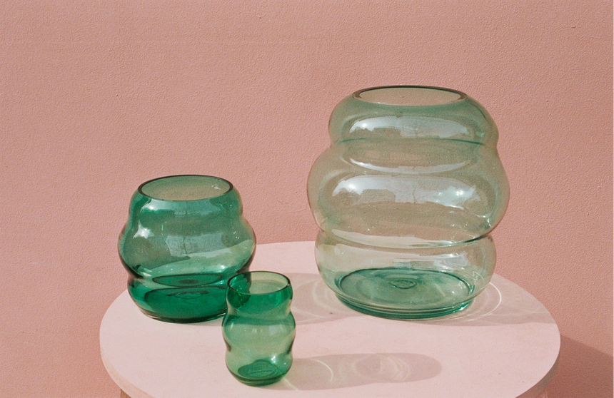 MARSANO 'Muse' Vase - Green Collection