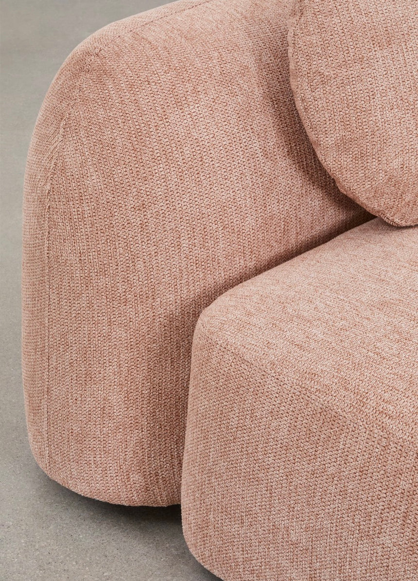 Sofa dusty rose