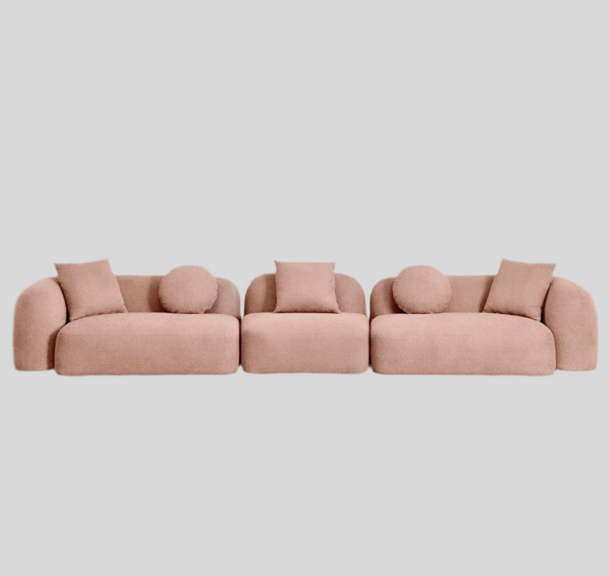 Sofa dusty rose