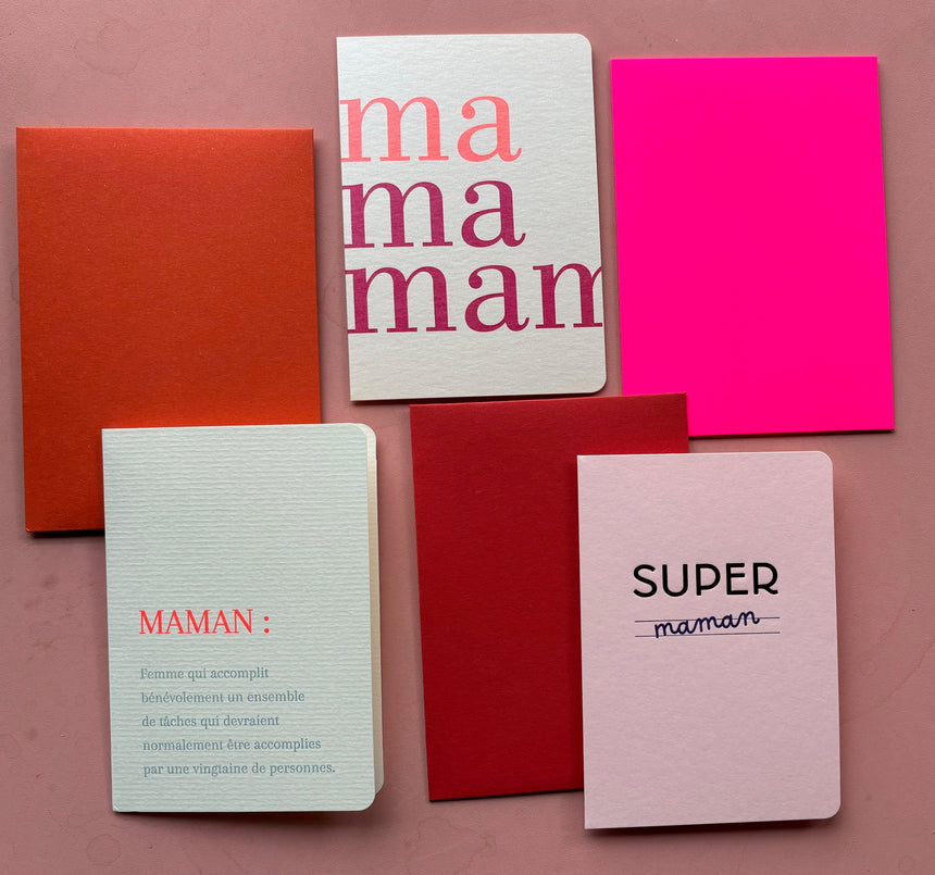 Handgemachte Grußkarte mit Motiv Muttertag