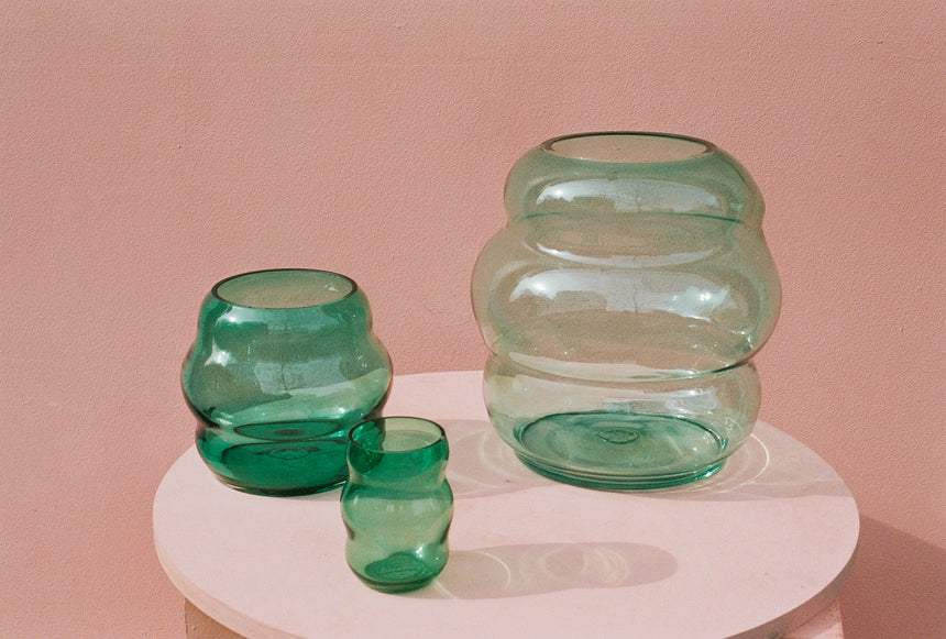 MARSANO 'Muse' Collection Vase - Green / M