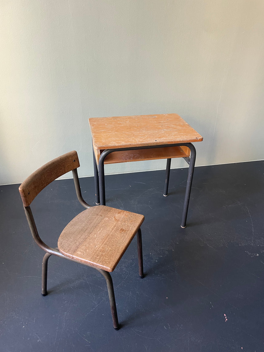 Vintage Schreibtisch-Set für Kinder aus Frankreich