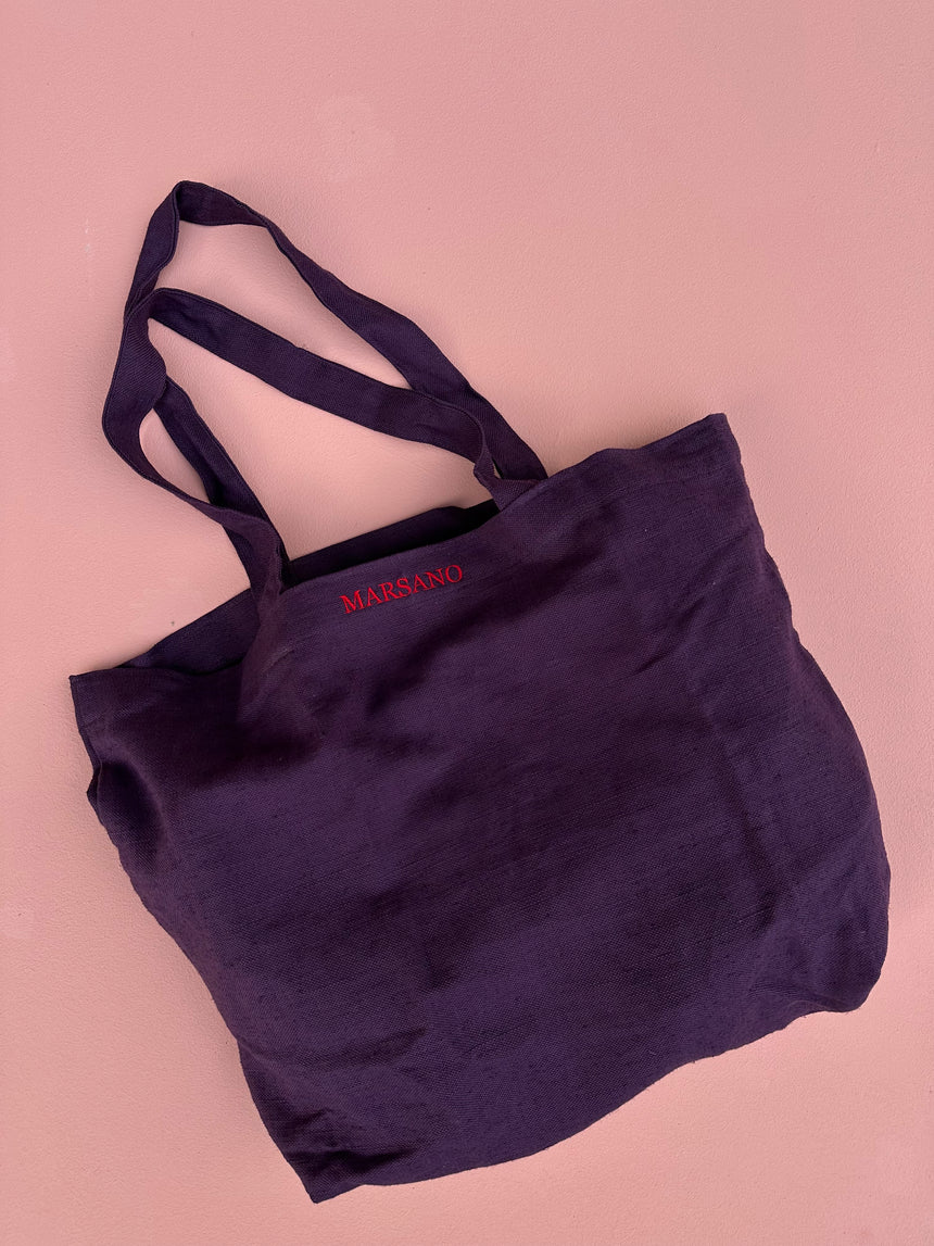 MARSANO Shopper/Tasche/Beutel  aus Leinen