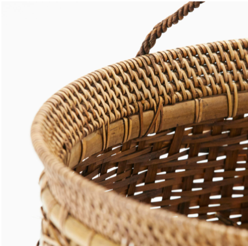 Rattan Korb/Übertopf L