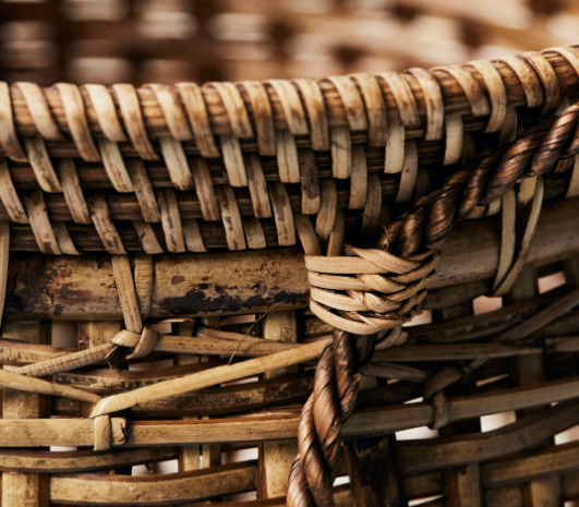 Rattan Korb/Übertopf M