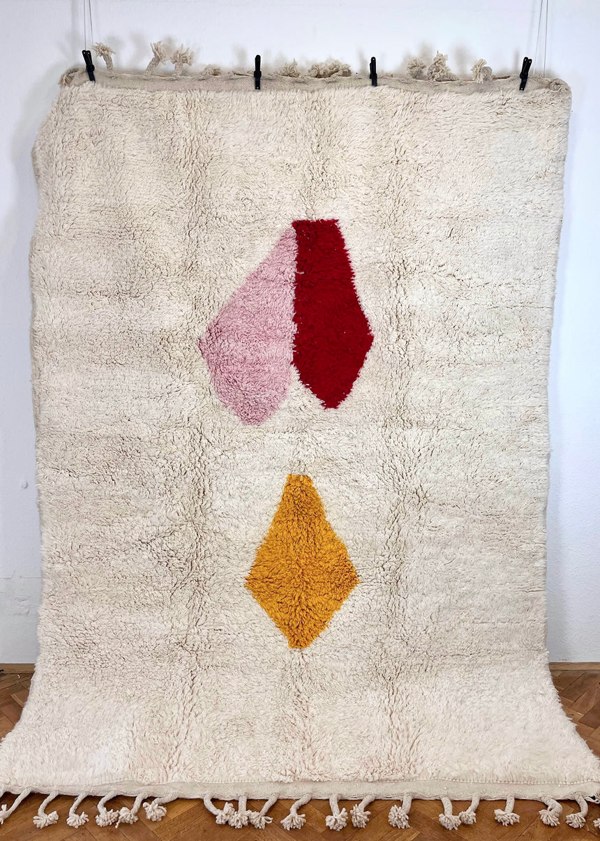 BENI OUARAIN BERBER TEPPICH 'MARSANO EDITION BLOOM III'