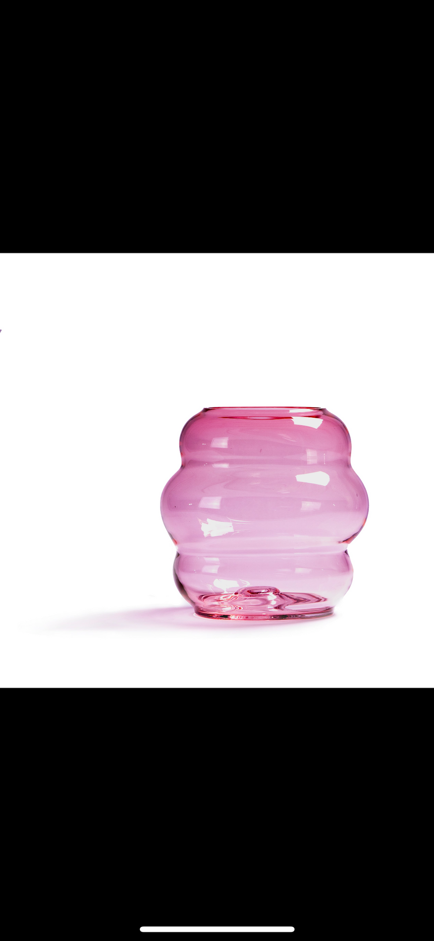 MARSANO 'Muse' Collection Vase - Berry / M