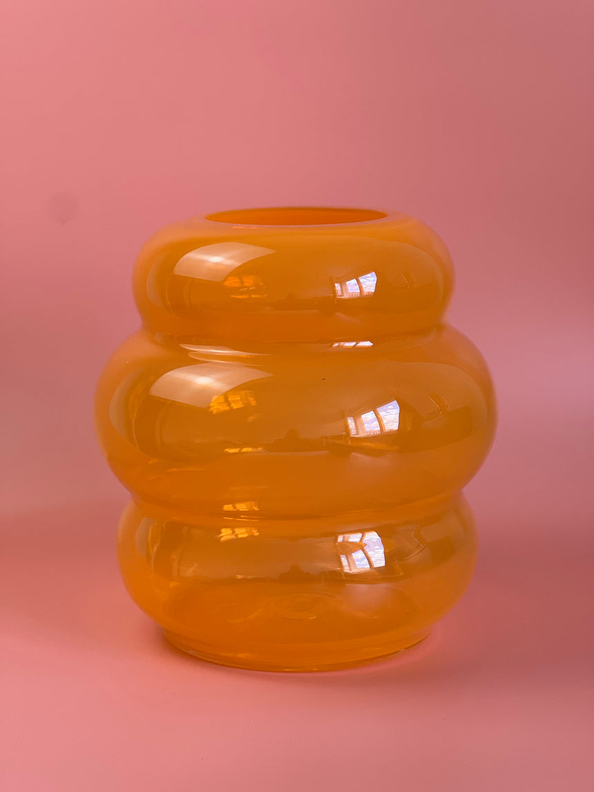 MARSANO 'Muse' Collection Vase - Fresh Orange / XL