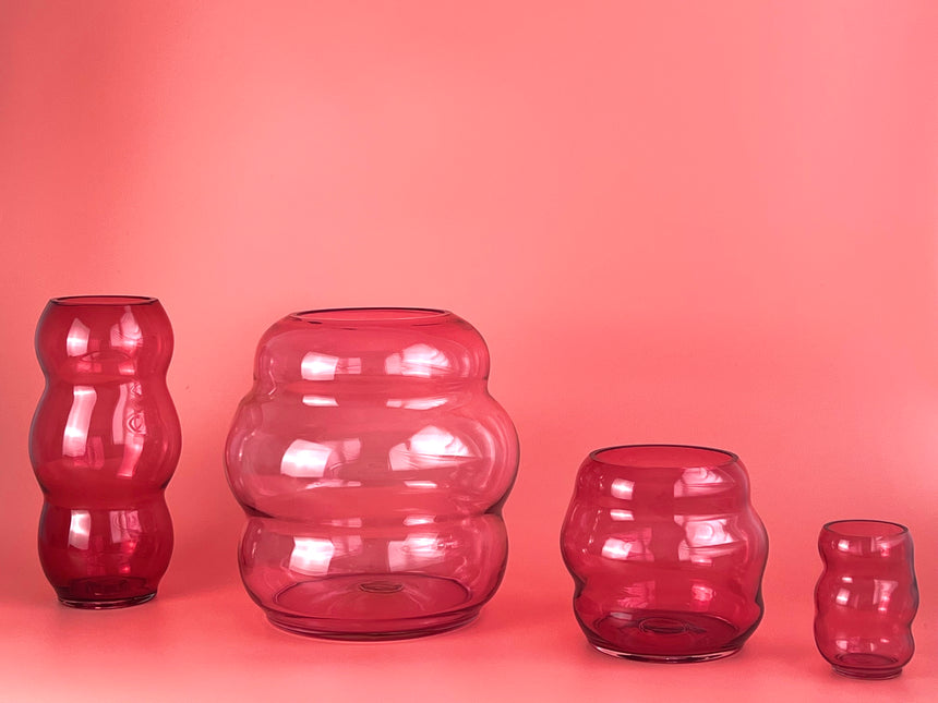 MARSANO 'Muse' Collection Vase - Berry / XL