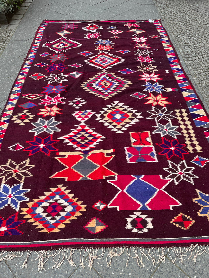 Vintage Kelim Carpet Pattern Mix