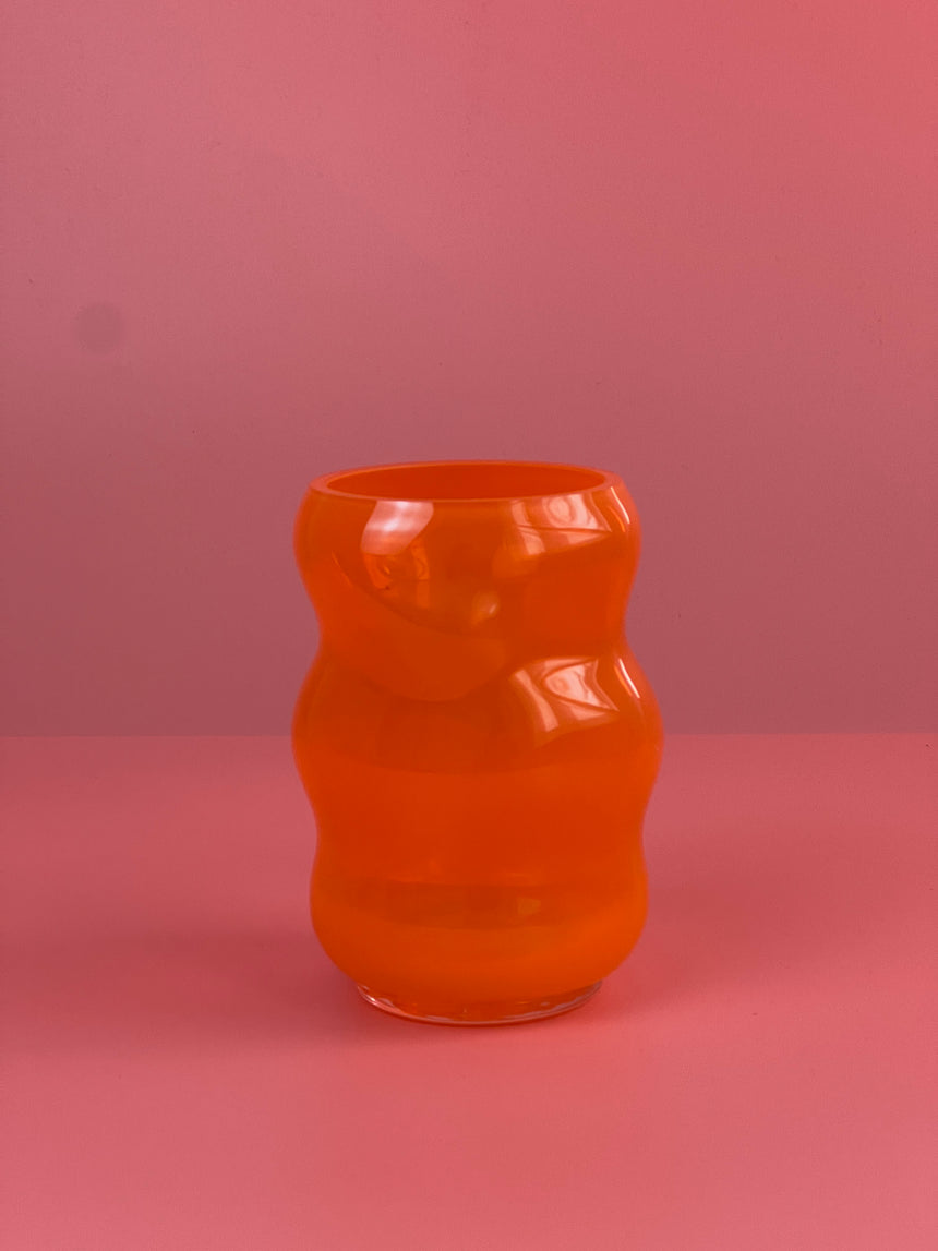 MARSANO 'Muse' Collection Vase - Fresh Orange / S