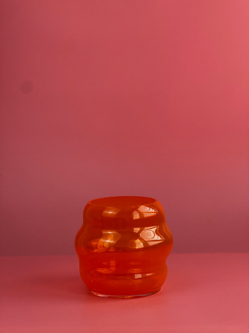 MARSANO 'Muse' Collection Vase - Fresh Orange / M