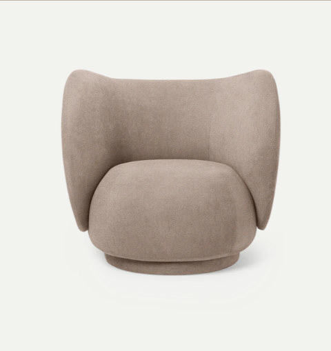 Boucle armchair