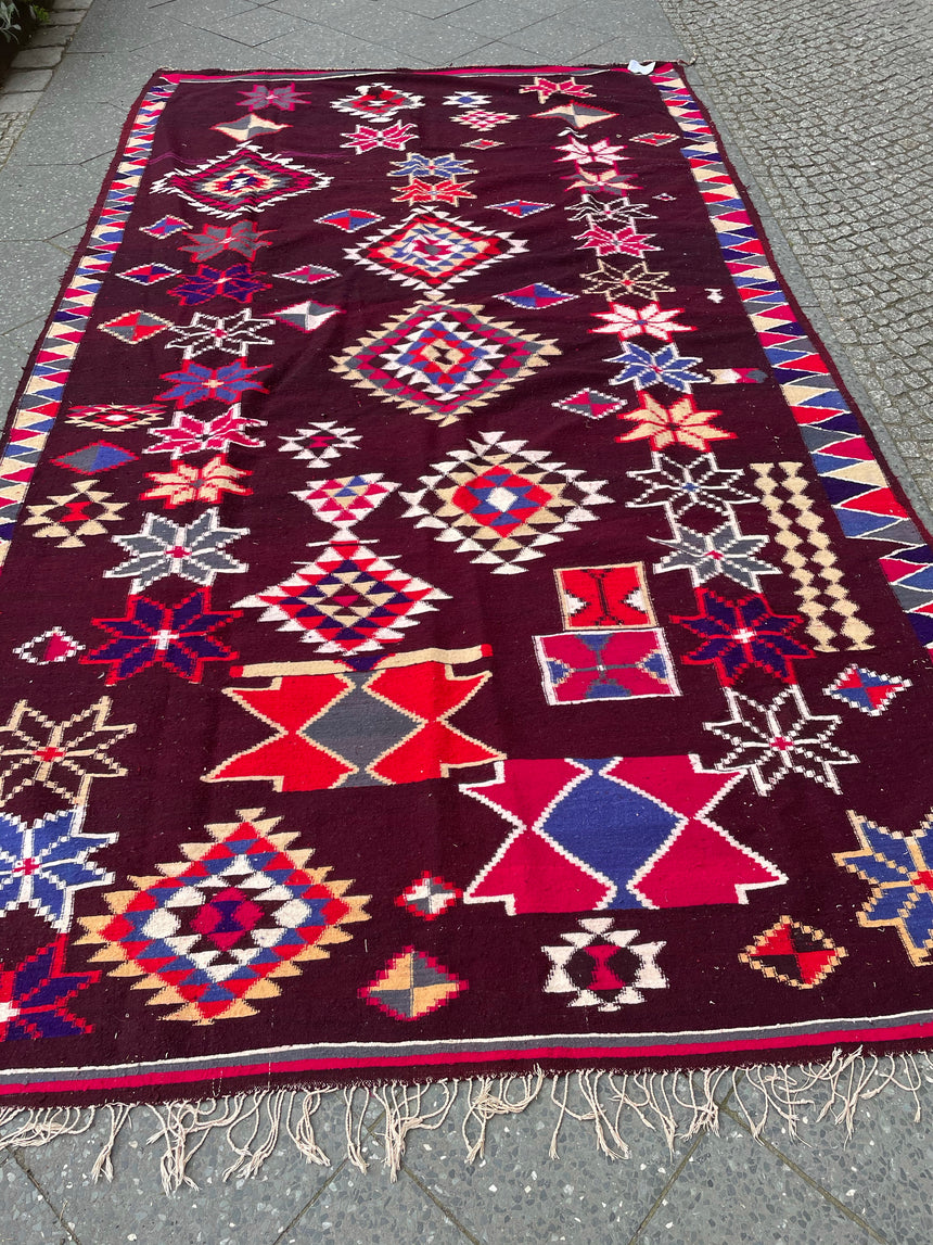 Vintage Kelim Carpet Pattern Mix