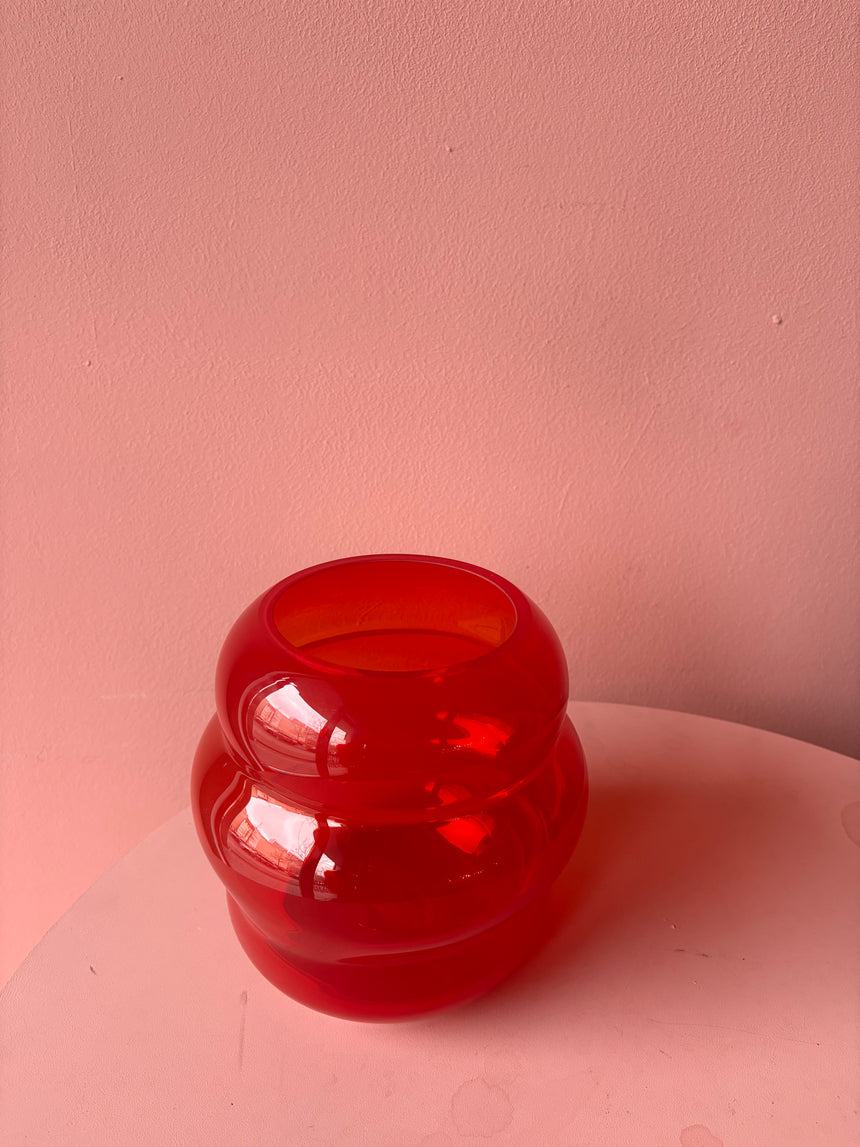 MARSANO 'Muse' Collection Vase - Red/ M