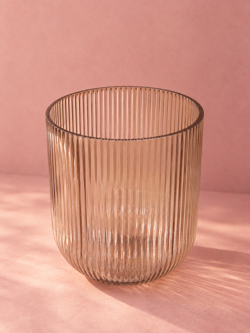 Vase Rosé Rille