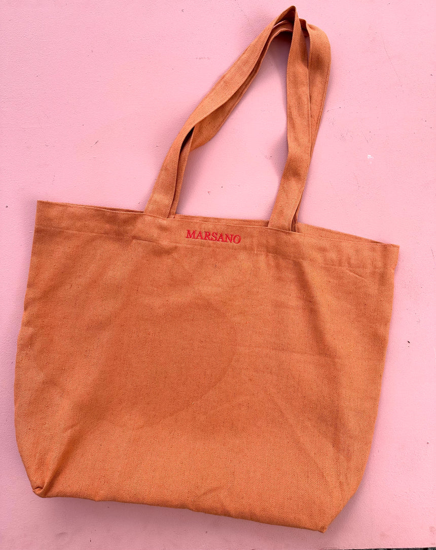 MARSANO Shopper/Tasche/Beutel  aus Leinen