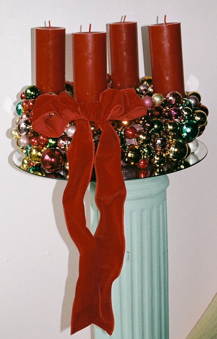 Orangen Tafelaufsatz vintage aus Italien