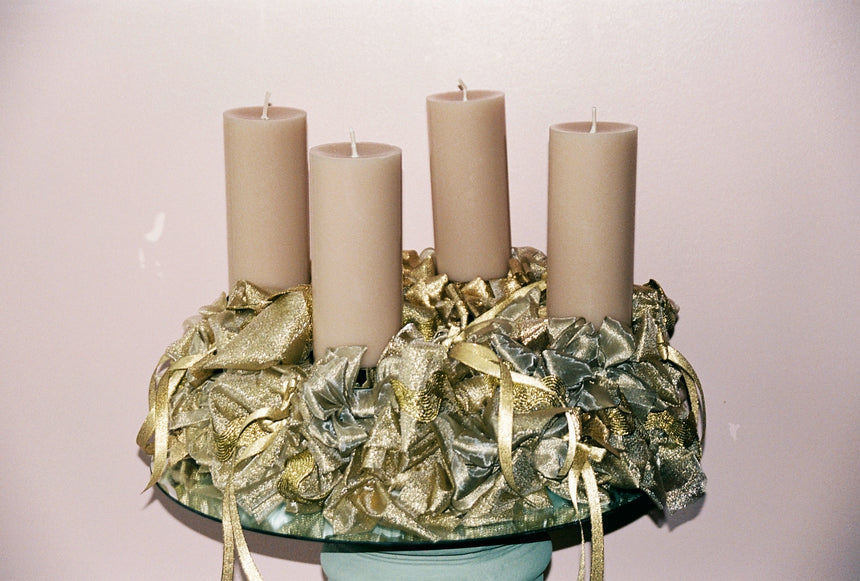 Orangen Tafelaufsatz vintage aus Italien