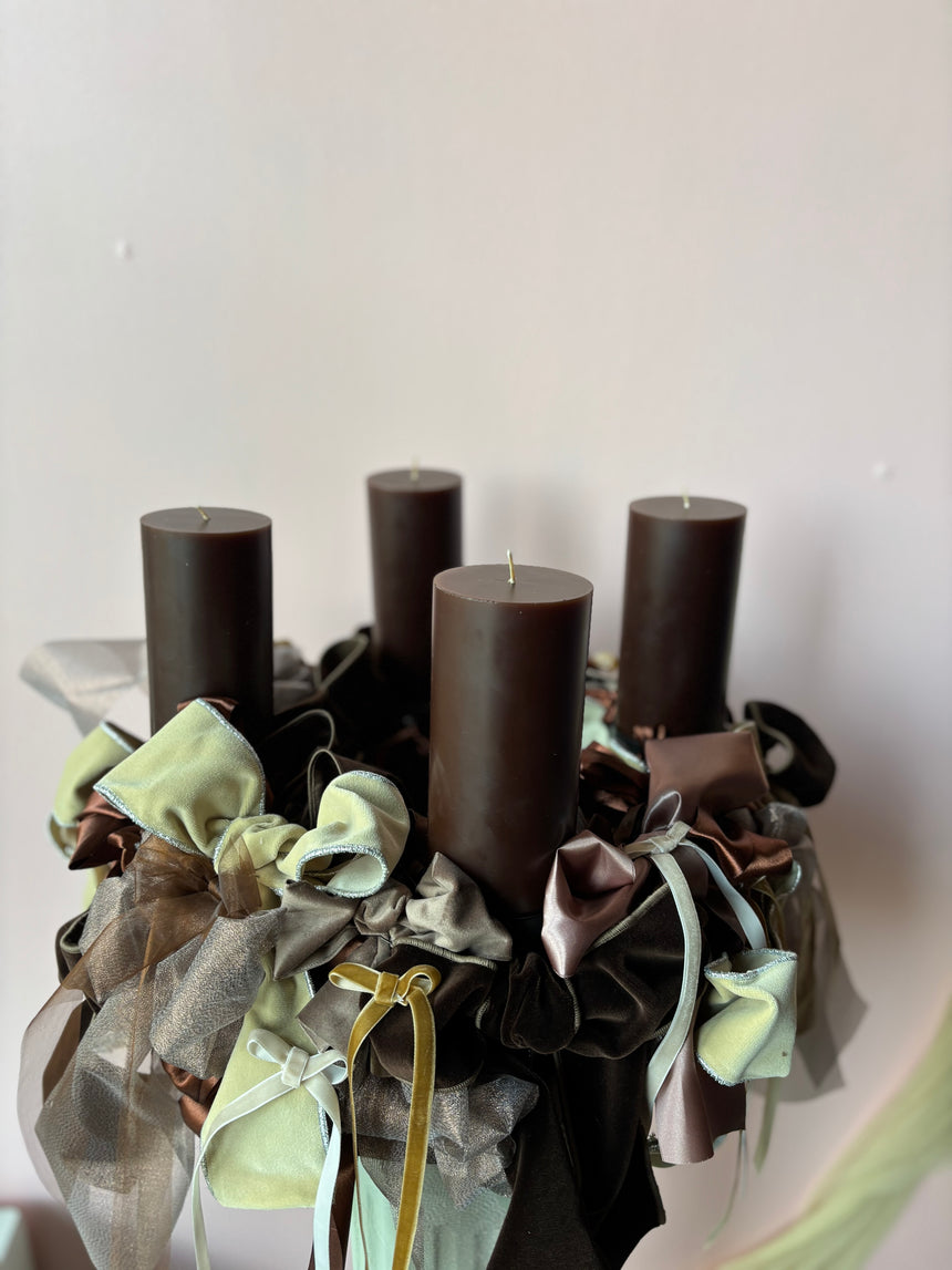 Adventskranz Zitronen