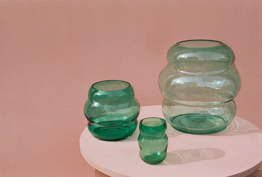 MARSANO 'Muse' Collection Vase - Green / M