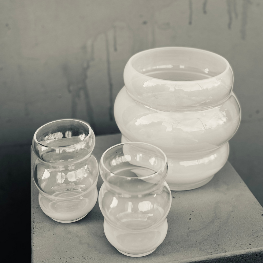 MARSANO 'Muse' Collection Vase - Opal (M)