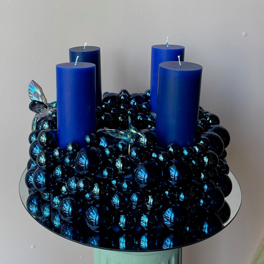 Orangen Tafelaufsatz vintage aus Italien