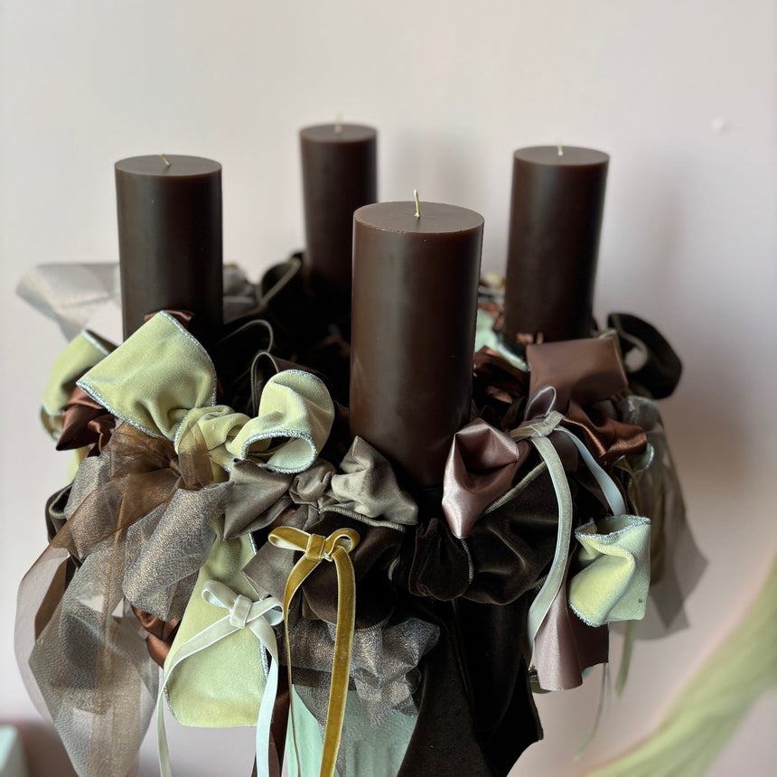 Orangen Tafelaufsatz vintage aus Italien