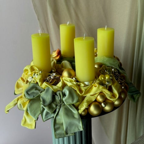 Orangen Tafelaufsatz vintage aus Italien