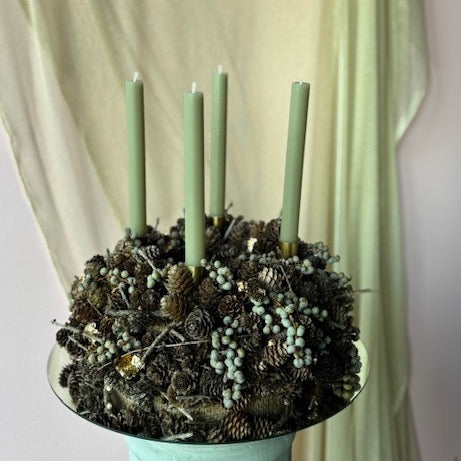 Orangen Tafelaufsatz vintage aus Italien