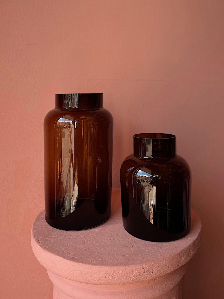 cylinder vase | Brown