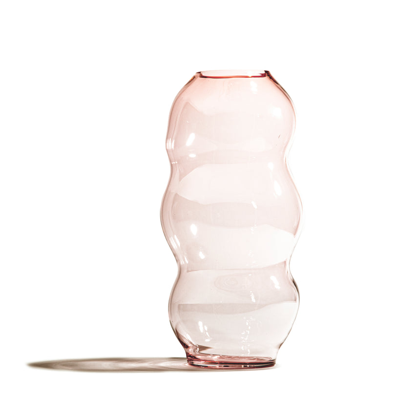 Elegante Vase mit schmalem Fuß