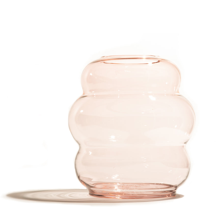 Elegante Vase mit schmalem Fuß