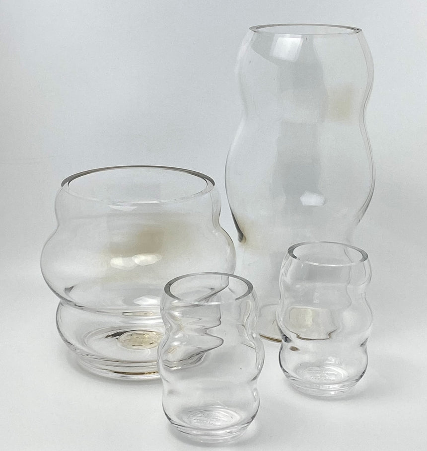 MARSANO 'Muse' Collection Vase - Transparent / L