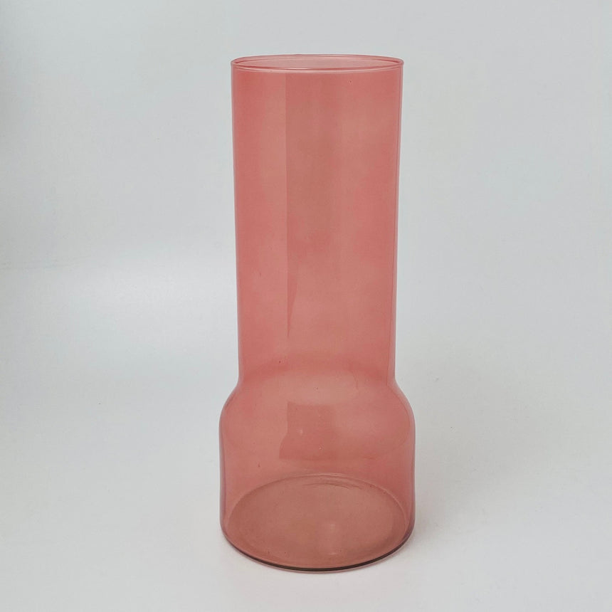 Schlanke Zylindervase in Pink