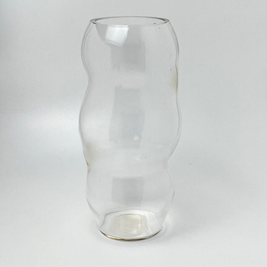 Elegant vase with a narrow foot