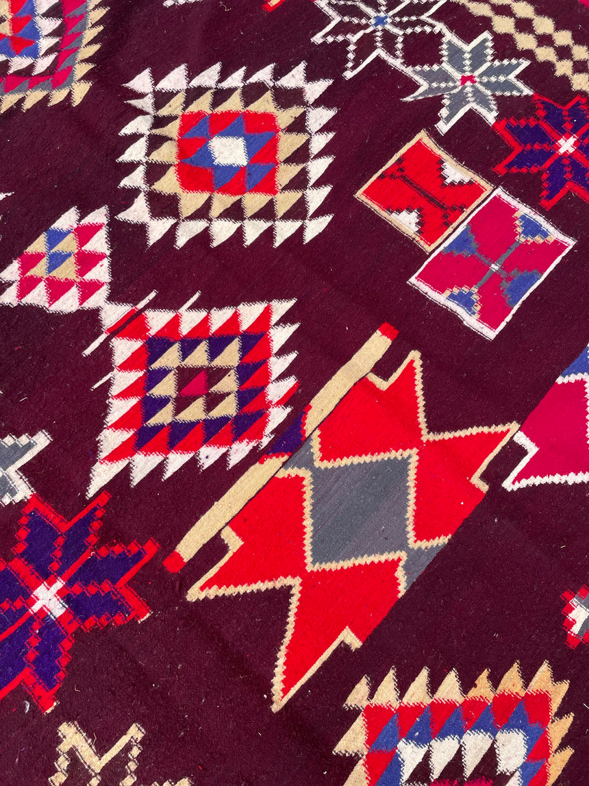 Vintage Kelim Carpet Pattern Mix