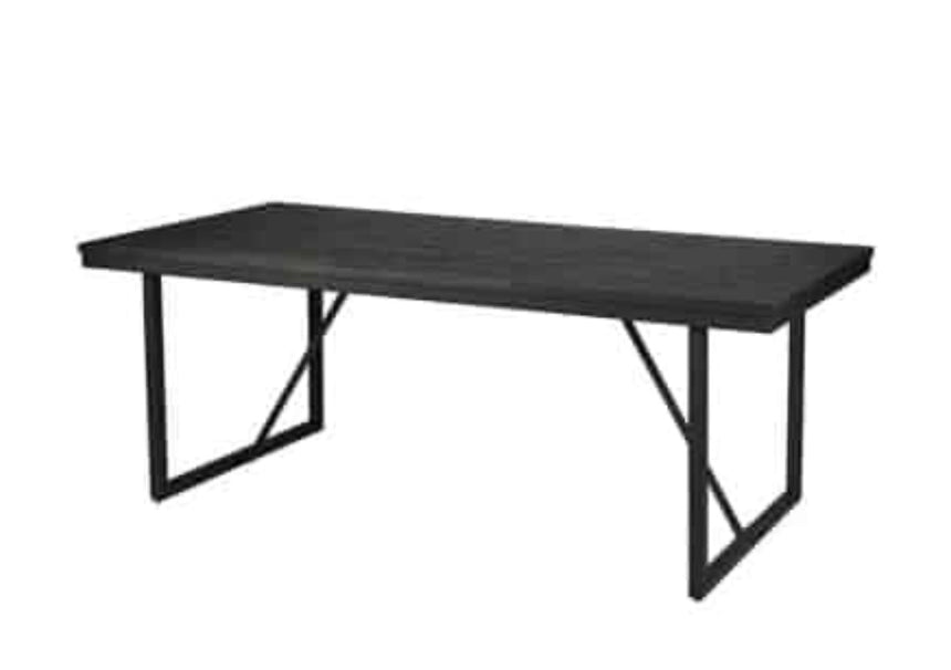 Black folding tables